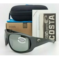 Costa Del Mar Montauk 580P Polarized Sunglasses Steel Gray Metallic Frame/Gray