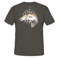 Simms Cochran Redfish Compass T-Shirt - SS - Gunmetal
