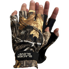 Glacier Glove Fleece Gloves M - Fingerless, Neoprene Palm